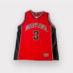 Colosseum Sports Maryland Terrapins #3 Stitched Basketball Jersey | Size XL